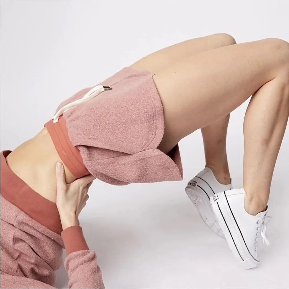 Feat BlanketBlend  Fleece Drawstring Lounge Shorts Small